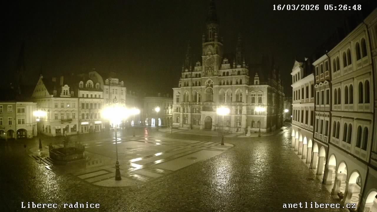 Kamera na żywo - Liberec