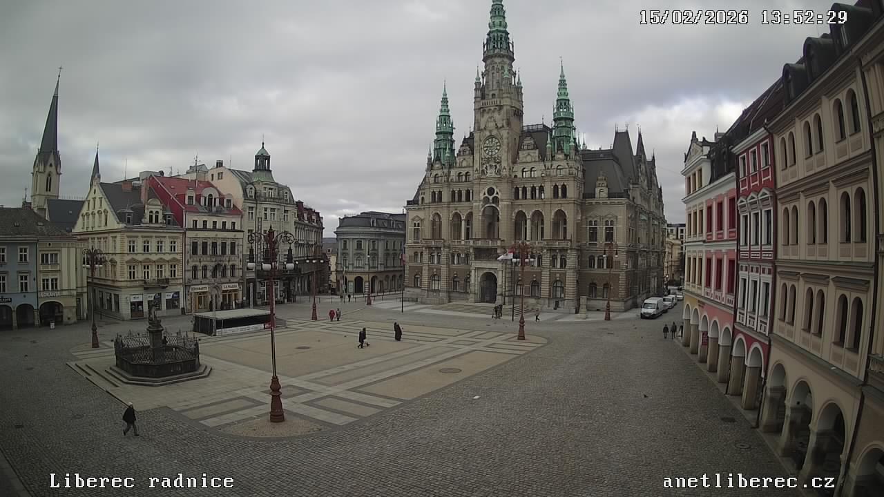 Kamera na żywo - Liberec