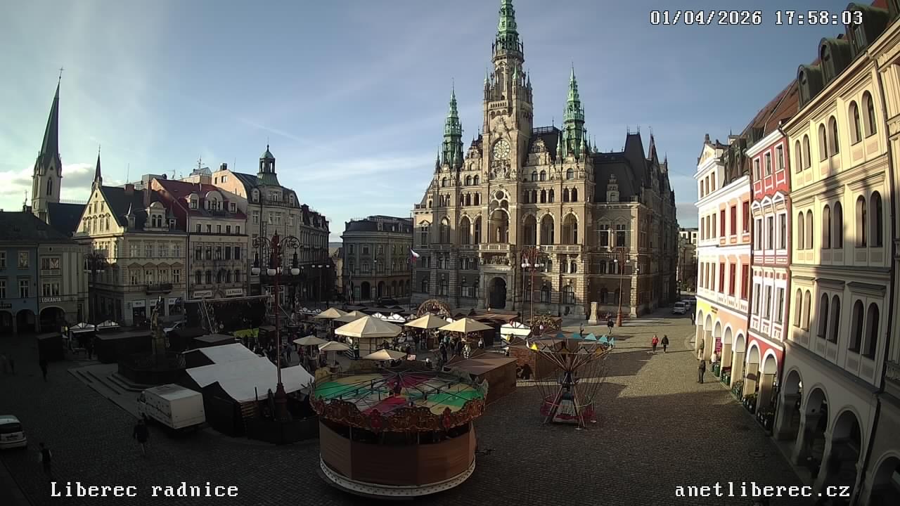 Kamera na żywo - Liberec