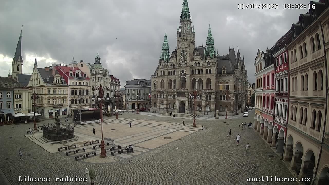 Kamera na żywo - Liberec