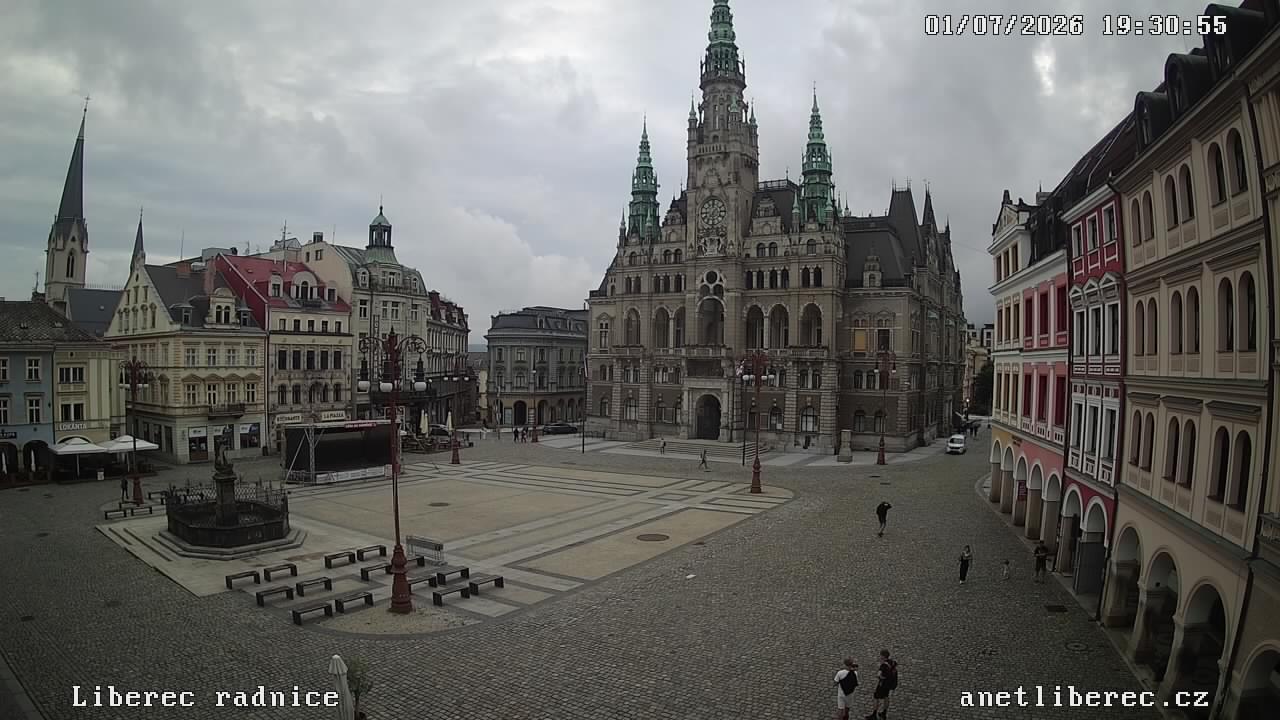 Kamera na żywo - Liberec