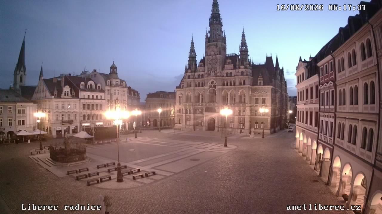 Kamera na żywo - Liberec