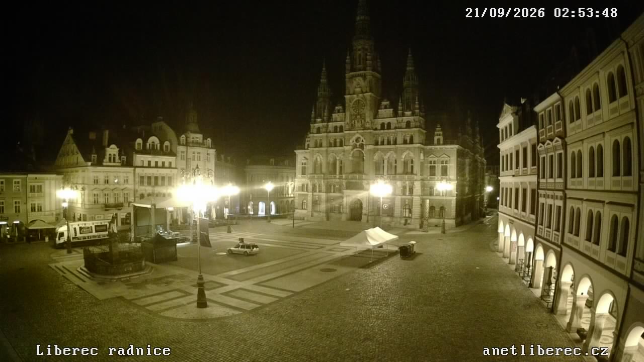 Kamera na żywo - Liberec