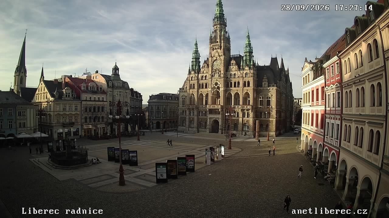 Kamera na żywo - Liberec