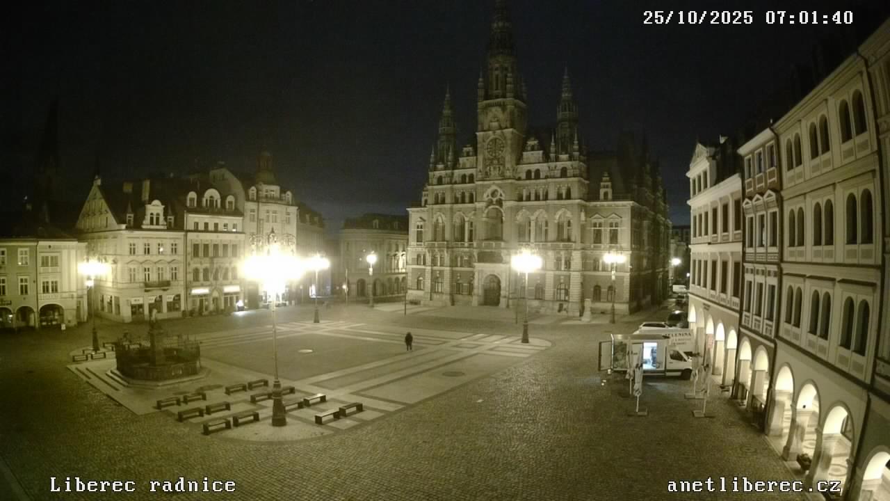 Webcam - Náměstí Dr. E. Beneše v Liberci Webová kamera Liberec
